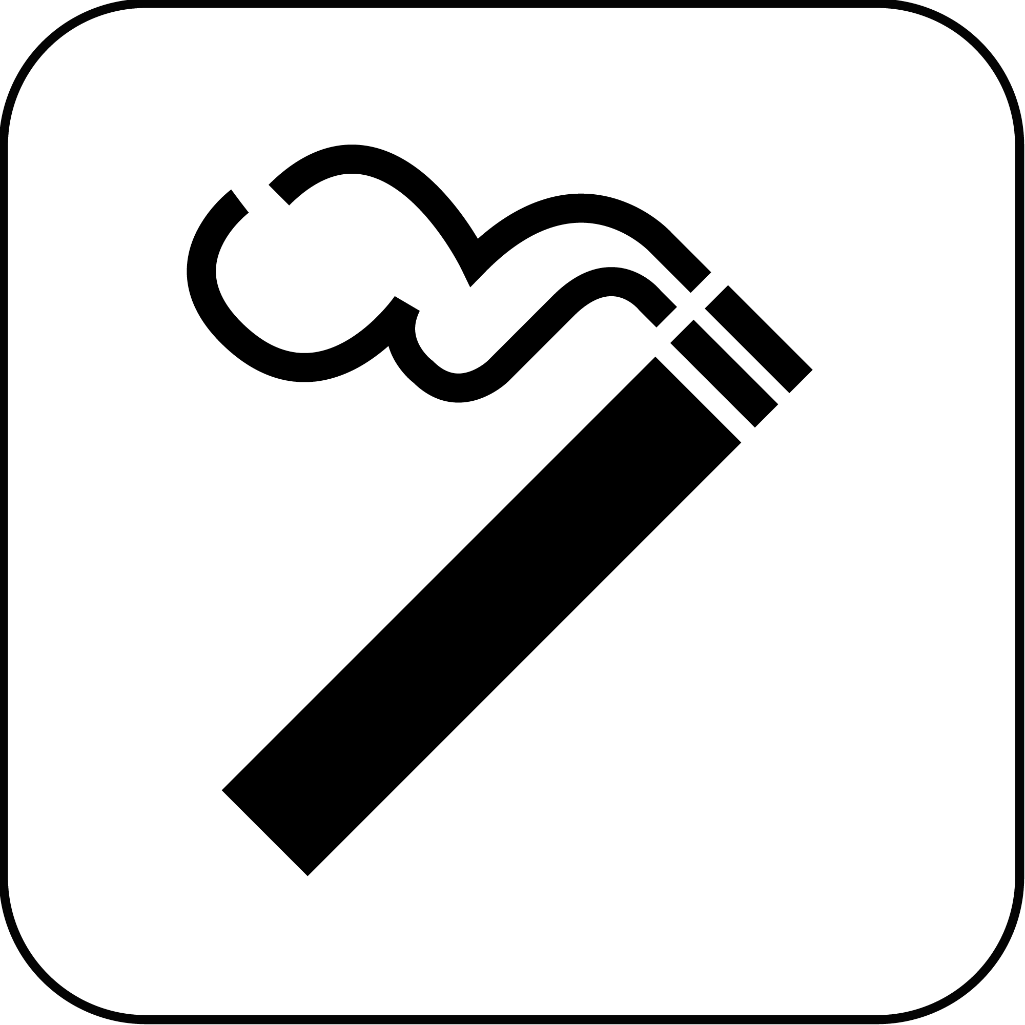 Smoking permitted in this area